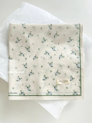 floral square scarf