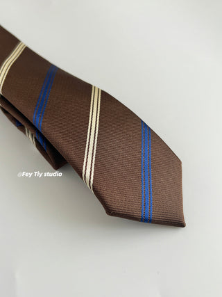 knit striped tie