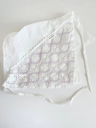 purple lace scarf