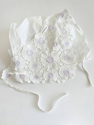 purple lace scarf