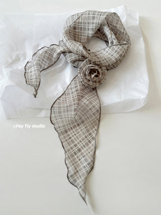 removable rose scarf