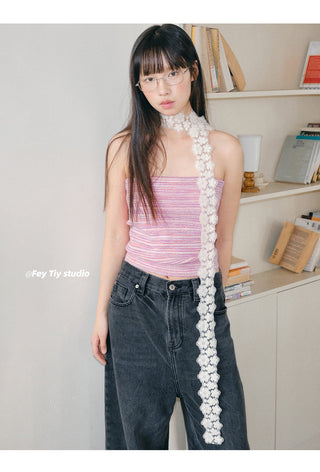 cotton lace scarf