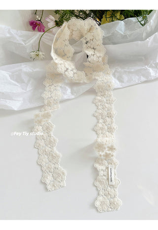 cotton lace scarf
