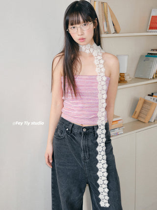 cotton lace scarf