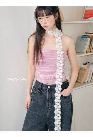 cotton lace scarf 01
