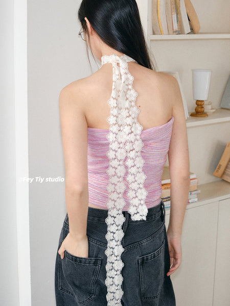 cotton lace scarf 01