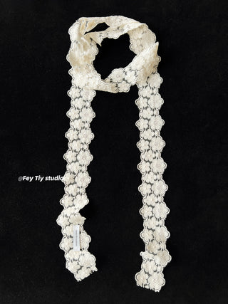 cotton lace scarf 01