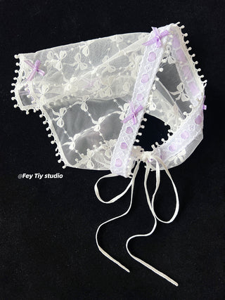 lace floral scarf