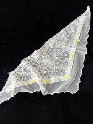 lace floral scarf