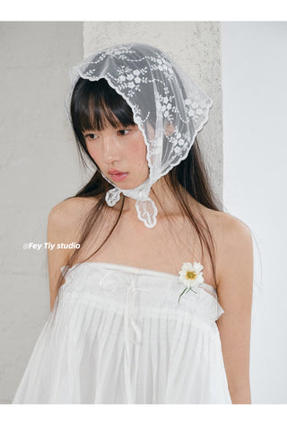 french lace scarf
