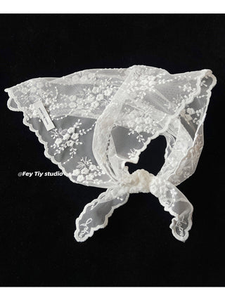 french lace scarf