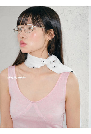 polka dot necktie