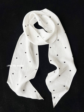 polka dot necktie