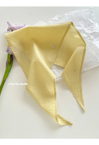 shell striped scarf