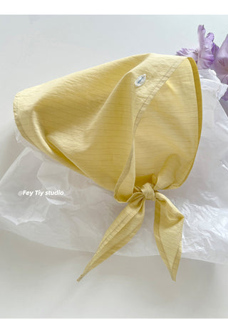shell striped scarf