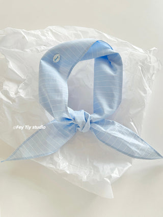 shell striped scarf