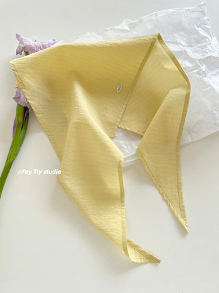shell striped scarf