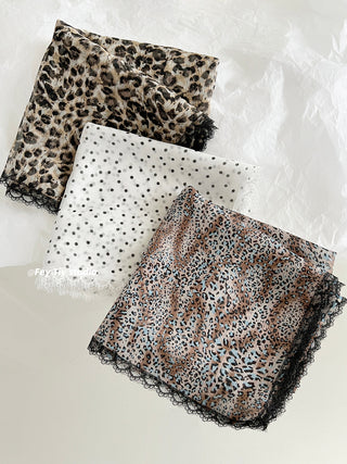 floral lace scarf