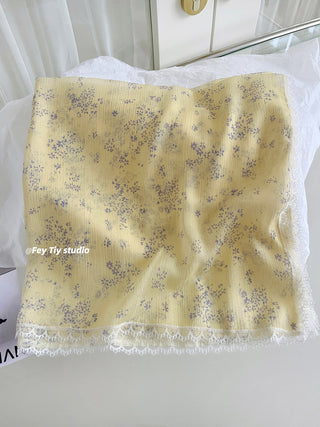floral lace scarf