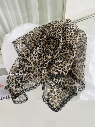 floral lace scarf
