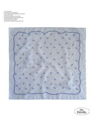 bow polka scarf