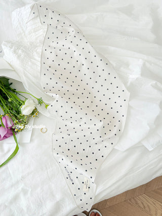 french dot scarf