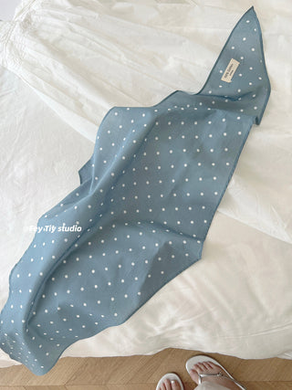 french dot scarf