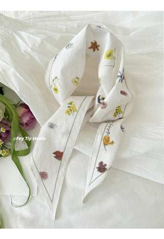 gentle flower scarf