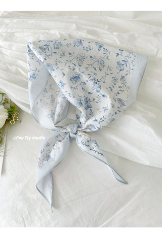 gentle flower scarf