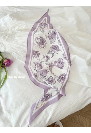gentle flower scarf