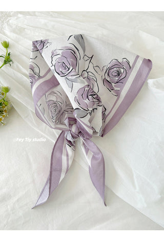 gentle flower scarf