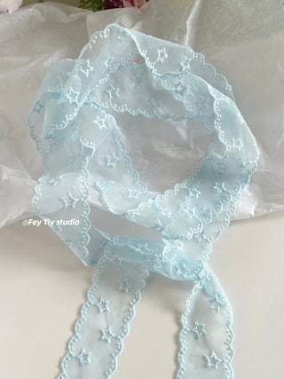 yellow lace scarf