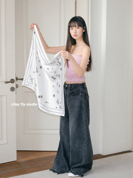 designer silk scarf