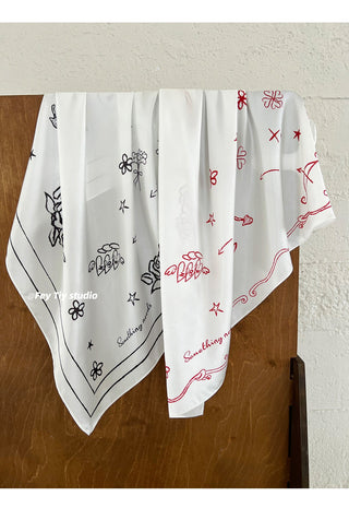 designer silk scarf