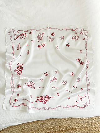 designer silk scarf