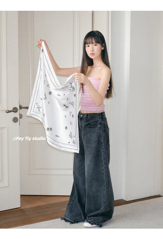 designer silk scarf