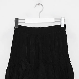 Can-can frill long skirt