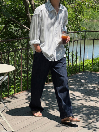 Renault Pinstripe Shirt