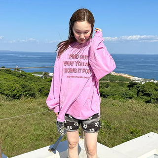 Lettering Oversized T-Shirt