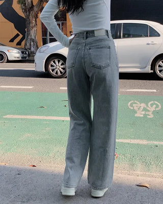 (basic/long) Wide Light Denim Pants - 4 sizes