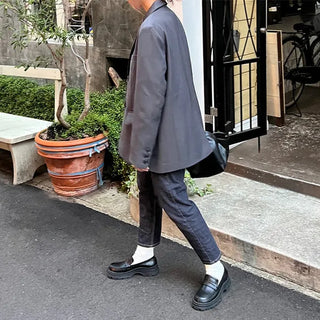 Platform penny loafers