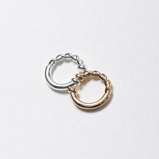 Half rope ear cuff
