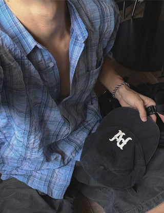 Miyako Seersucker Check Shirt
