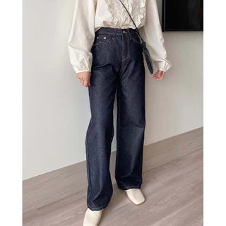 dail deep denim pants