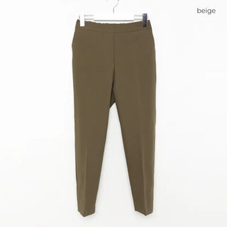 Straight slim slacks