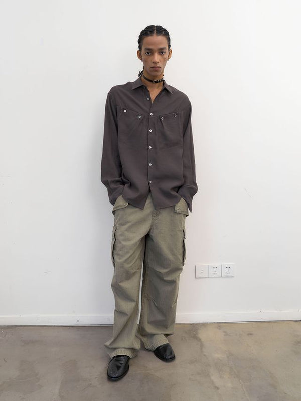 [NeverSeez] Double Pocket Shirt