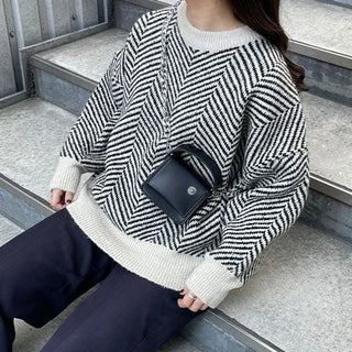 Herringbone Round Knit