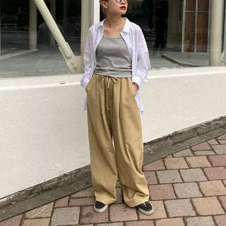 Ribbed round sleeveless top