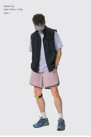 [Monterest] Quick-Dry Contrast Trim Surf Shorts