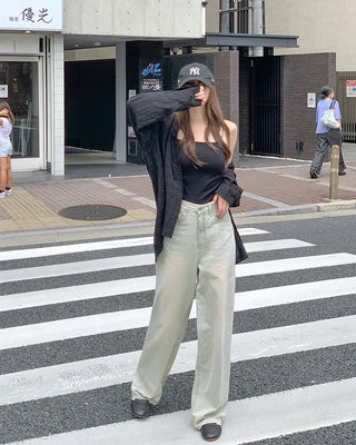 Loose-fit summer check shirt
